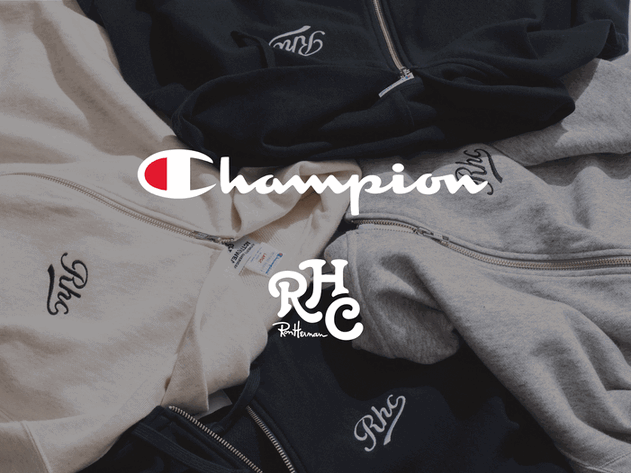 Champion for RHC Men Zip Hoodie
2.13(Fri) New Arrival @ONLINE STORE