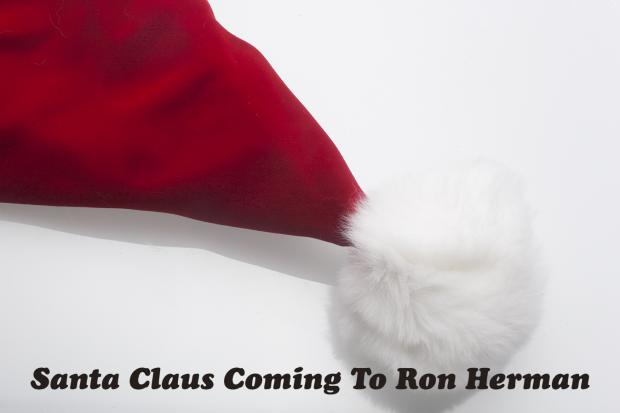 Santa Claus Coming to Ron Herman